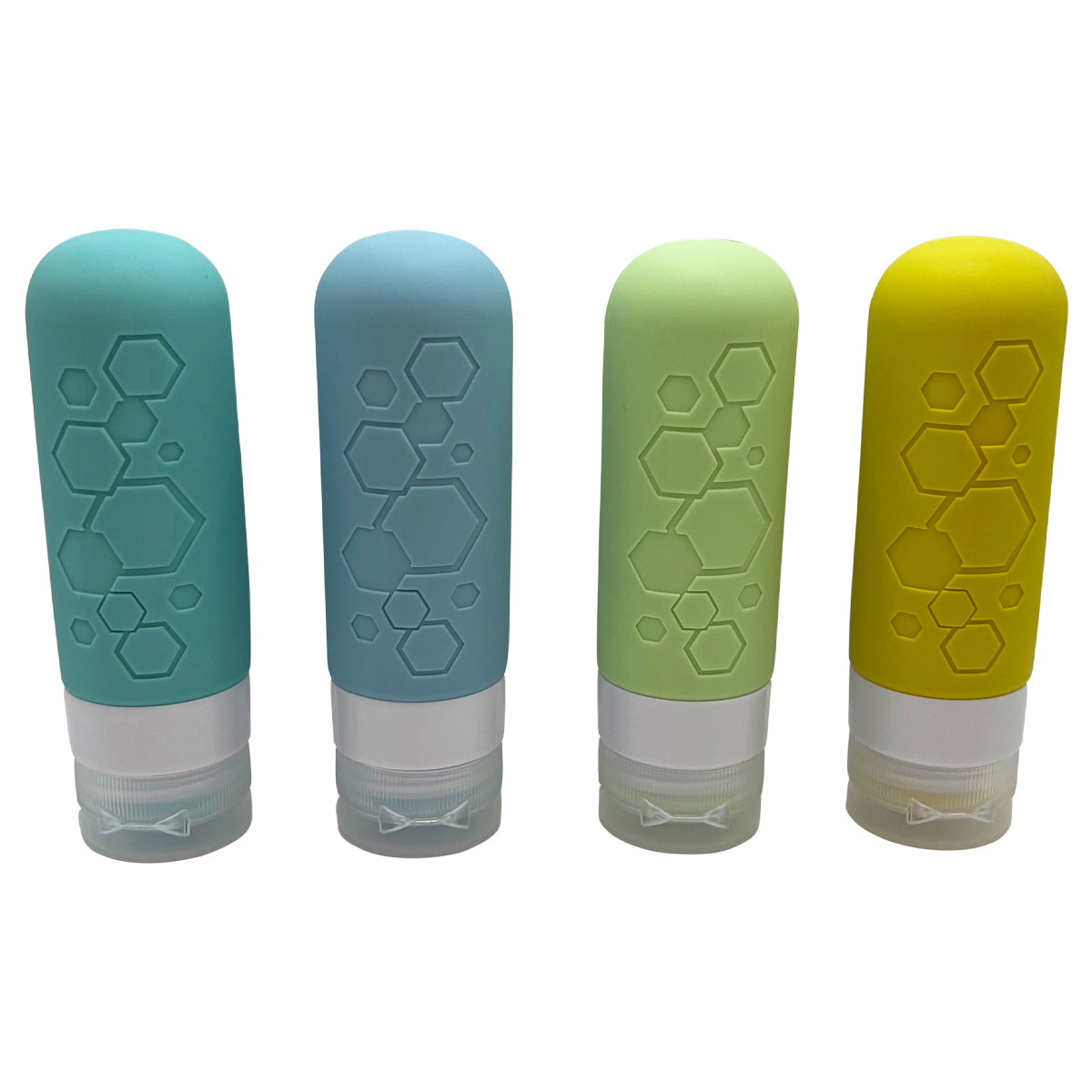 Silicone travel bottle set 3