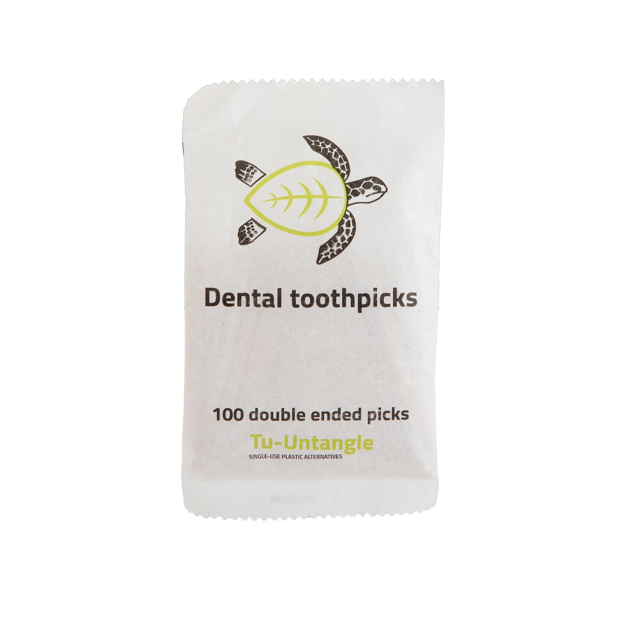 bamboo dental toothpicks front